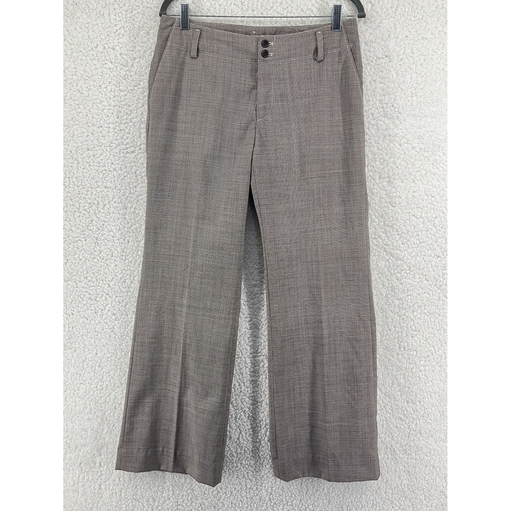 Vintage Banana Republic Ryan Fit Wide Leg Pants Size 8 Plaid Trouser Y2K NWT